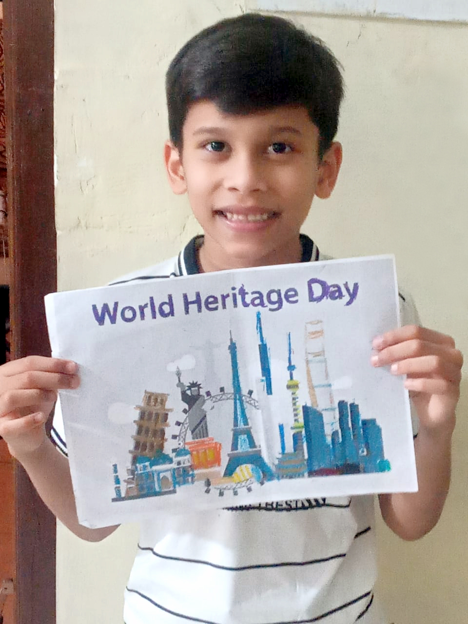 Presidium Dwarka-6, PRESIDIANS CELEBRATE WORLD HERITAGE DAY WITH VIRTUAL ASSEMBLY